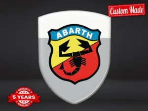 Fiat Abarth Decalcomanie Auto su Misura Pregiati Regolabili Design